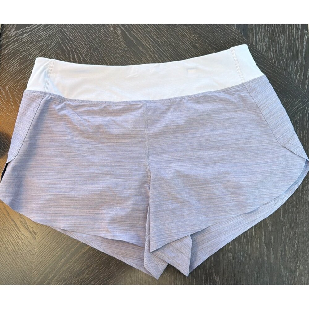 Athleta Run With It Textured 3.5" Shorts L Womens Lightweight & Breathable